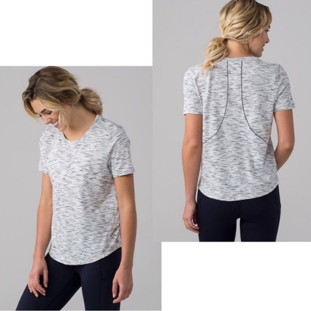 Lululemon Long Distance Tiger Space Dye Tee